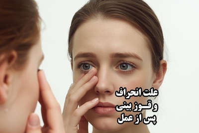 علت بروز قوز و انحراف بینی بعد از عمل